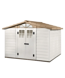 CASETTA DA GIARDINO IN PVC GAROFALO "TUSCANY EVO 280" L.309 X P.261 X H.225 CM